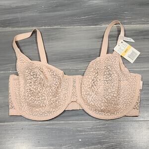 DKNY Modern Lace‎ Sheer Demi Bra DK4019 Beige 40DD